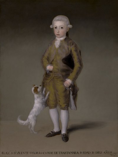 Don Vicente Isabel Osorio de Moscoso y Álvarez de Toledo, Conde de Trastámara, ca. 1787-88 von Francisco de Goya