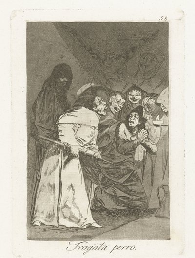 Schlucken, Hund von Francisco de Goya