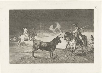 Fernando del Toro fordert einen Stier heraus von Francisco de Goya