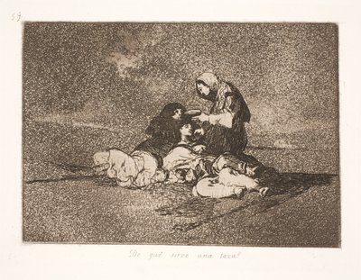 Was nützt eine einzelne Tasse? (59) von Francisco de Goya