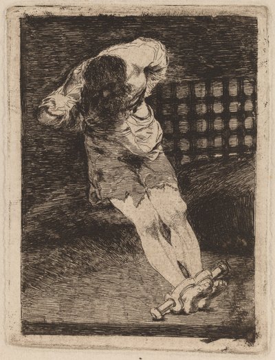 La seguridad de un reo no exige tormento von Francisco de Goya
