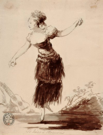 Se hizo a oscuras (Sie wurde von dem Schatten erschaffen) von Francisco de Goya