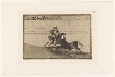 Stierkämpfer in einer Arena von Francisco de Goya