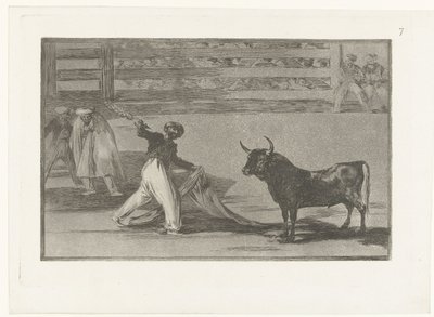 Stierkämpfer mit Banderilla von Francisco de Goya