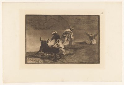 Stierkämpfer in einer Arena von Francisco de Goya