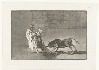 Stierkämpfer in einer Arena von Francisco de Goya