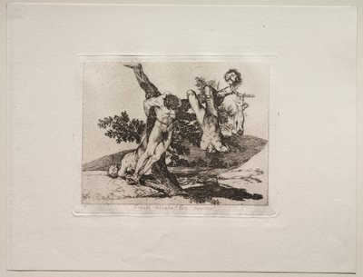 Die Schrecken des Krieges: Eine heroische Tat! Mit Toten! von Francisco de Goya