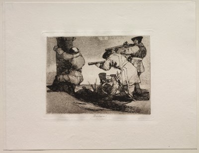 Die Schrecken des Krieges: Barbaren! von Francisco de Goya
