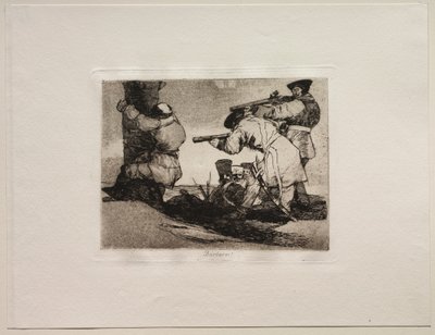 Die Schrecken des Krieges: Barbaren! von Francisco de Goya