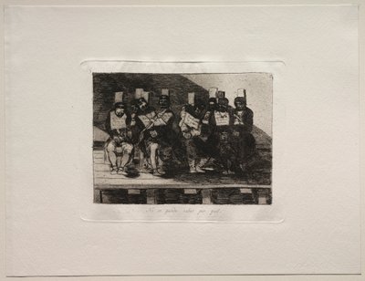 Die Schrecken des Krieges: Man kann nicht sagen warum von Francisco de Goya
