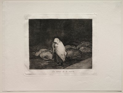 Die Schrecken des Krieges: Die Betten des Todes von Francisco de Goya