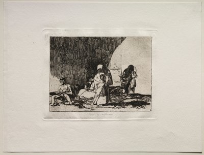Die Schrecken des Krieges: Die Gesunden und die Kranken von Francisco de Goya