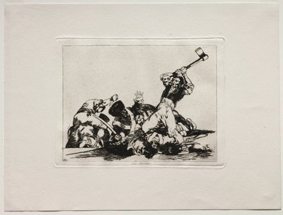 Die Schrecken des Krieges: Dasselbe von Francisco de Goya