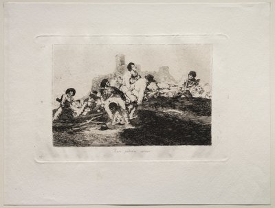Die Schrecken des Krieges: Sie können noch nützlich sein von Francisco de Goya