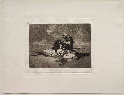 Die Schrecken des Krieges: Was nützt eine Tasse von Francisco de Goya