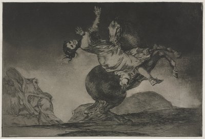 Die Sprichwörter: Der Pferdedieb, 1864 von Francisco de Goya
