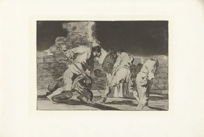 Wütender Wahnsinn von Francisco de Goya
