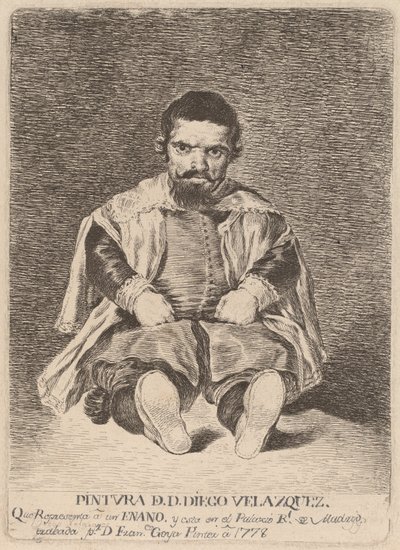 Ein Zwerg von Francisco de Goya after Diego Velázquez