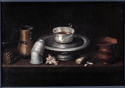 Das Stillleben Schokoladenfrühstück von Francisco de Zurbaran