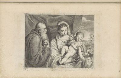 Maria mit dem Christuskind und dem jungen Johannes dem Täufer von Franciscus van der Steen