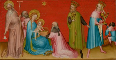 Die Anbetung der Könige mit dem heiligen Antonius Abt von Franco Flemish Master