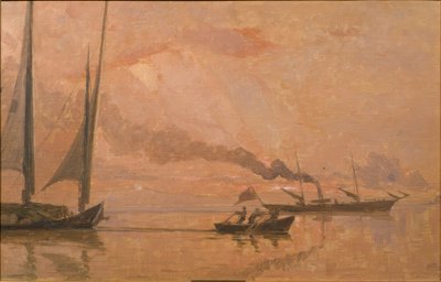 Sonnenuntergang von Francois-Louis-David Bocion