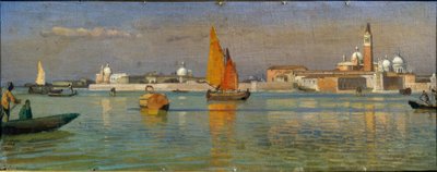Blick auf Venedig: San Giorgio Maggiore von Francois-Louis-David Bocion