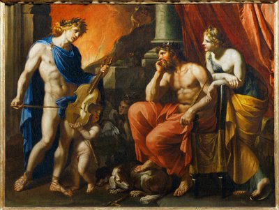 Orpheus vor Pluto und Proserpina von Francois (1590-1650) (after) Perrier