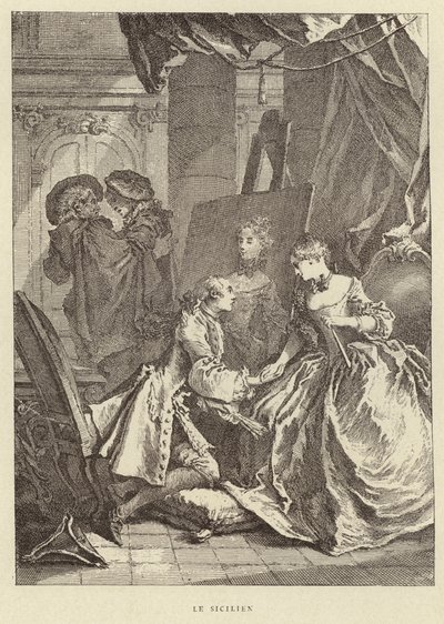 Der Sizilianer von Francois (after) Boucher