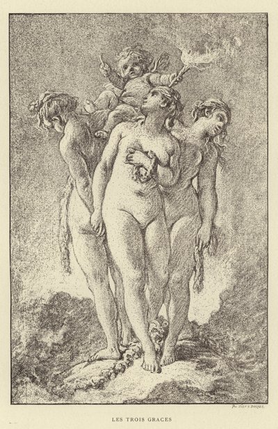 Die drei Grazien von Francois (after) Boucher