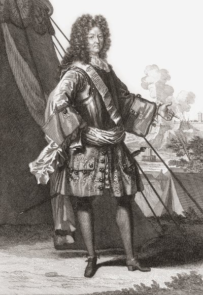 Ludwig XIV., König von Frankreich und Navarra. (Druck) von Francois (after) Boucher