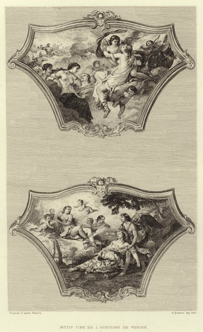 Motiv aus der Geschichte von Psyche von Francois (after) Boucher