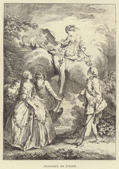 Prolog von Psyche von Francois (after) Boucher