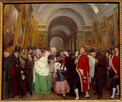 Vier Stunden im Salon von François Auguste Biard