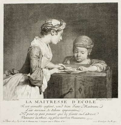 Die Schulmeisterin von Francois Bernard Lepicie