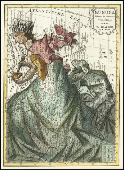 Europa nach der neuesten Einteilung von François Bohn