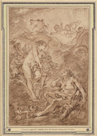 Aurora und Cephalus, ca. 1766 von Francois Boucher