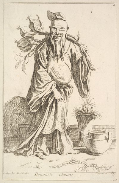 Chinesischer Botaniker von François Boucher
