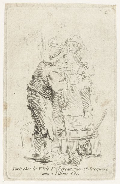 Drei Bauern von François Boucher