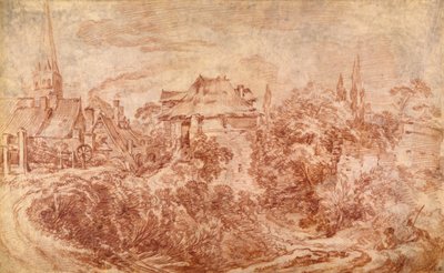 Landschaft mit Figuren von François Boucher