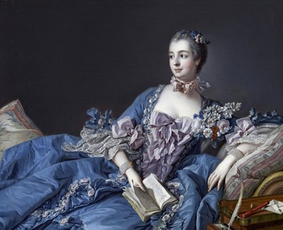 Porträt der Marquise de Pompadour (1721-1764) von François Boucher