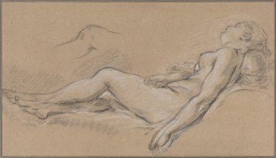 Liegende Nymphe von François Boucher