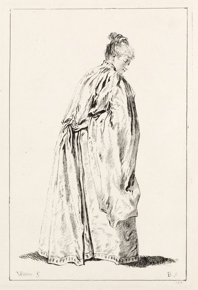 Stehende Frau von François Boucher