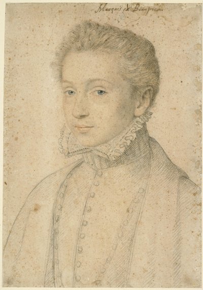 Bildnis des Henri de Bourbon, Marquis des Beaupréau von François Clouet