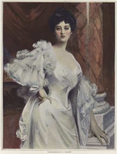 Porträt von Mademoiselle O Pastre von Francois Flameng