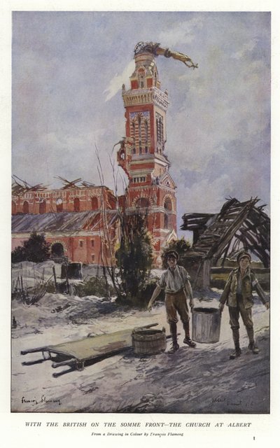 Mit den Briten an der Somme-Front von Francois Flameng