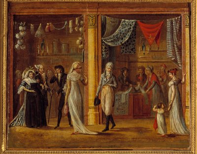 Die Holzgalerie des Königspalastes von Francois Joseph baron Bosio