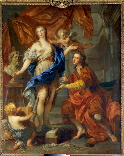 Pygmalion sieht seine belebte Statue von François Lemoyne