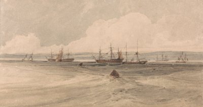 Blick auf Sheerness von Francois Louis Thomas Francia