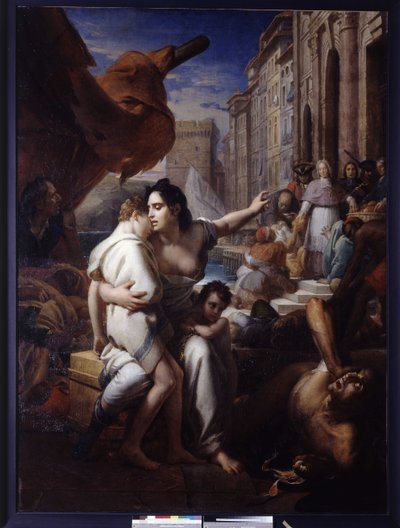 Monsignore von Belsunce während der Pest von Marseille von Baron François Pascal Simon Gérard